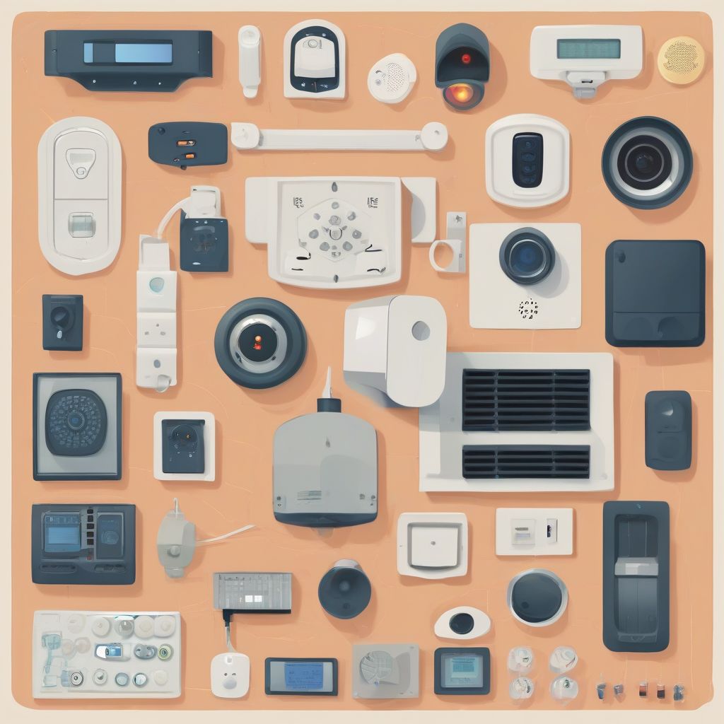 Home security system components